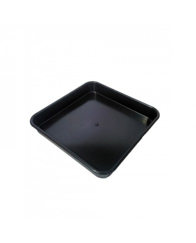 PLATO CUADRADO NEGRO - MACETERO 1/3 L PLATO CUADRADO NEGRO - MACETERO 1/3 L