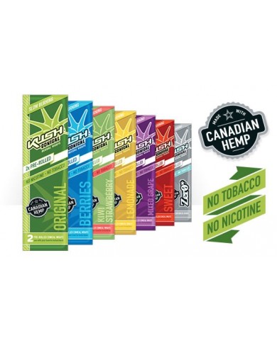 BLUNT - SABORES MIXTOS (2U) - KUSH HEMP WRAP BLUNT - SABORES MIXTOS (2U) - KUSH HEMP WRAP