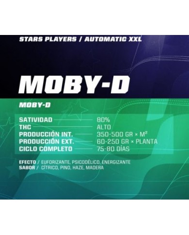 MOBY-D XXL AUTO (2U) - BSF SEEDS