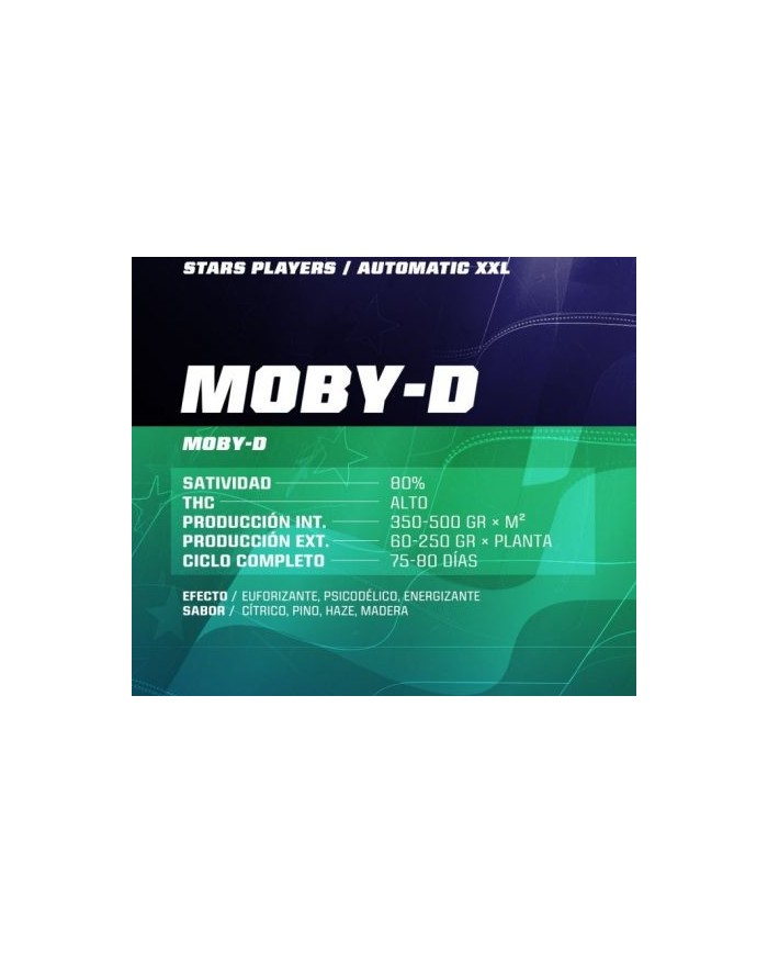 MOBY-D XXL AUTO (2U) - BSF SEEDS