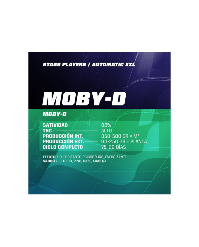 MOBY-D XXL AUTO (4U) - BSF SEEDS