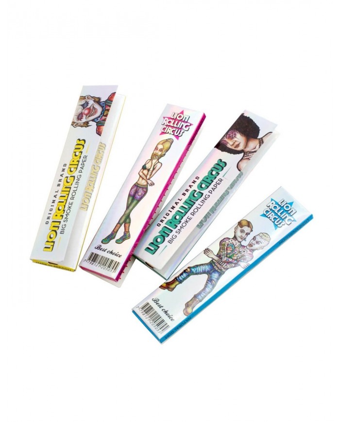PAPELILLOS BIG SMOKE (33U) - KING SIZE - LION ROLLING CIRCUS PAPELILLOS BIG SMOKE (33U) - KING SIZE - LION ROLLING CIRCUS