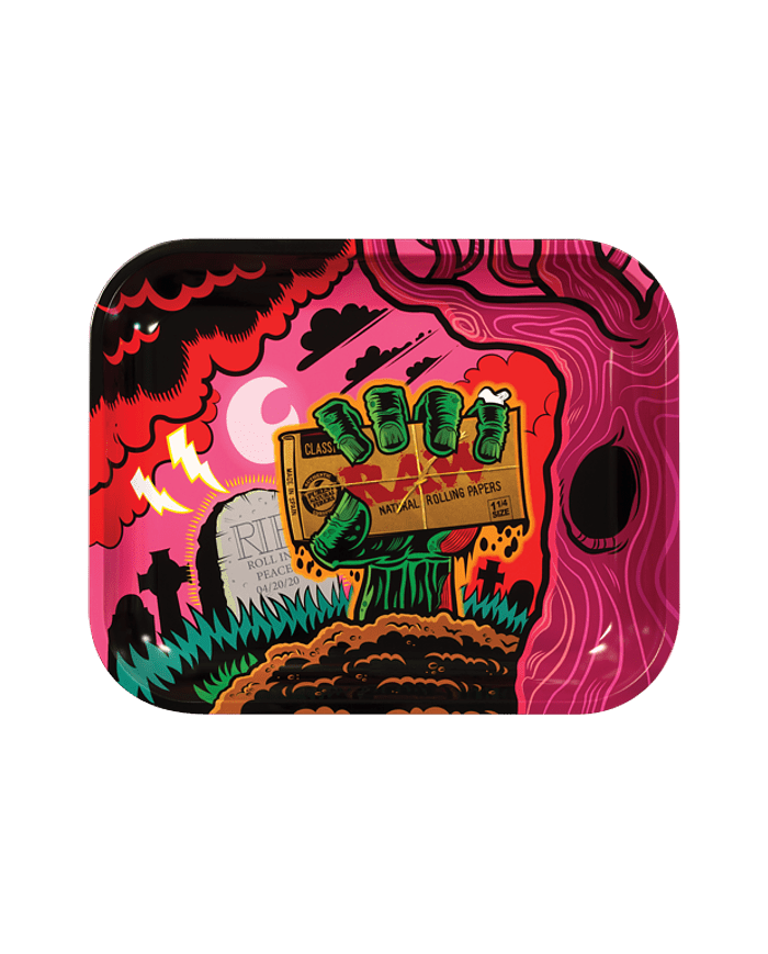 BANDEJA METALICA GRANDE - ZOMBIE - RAW