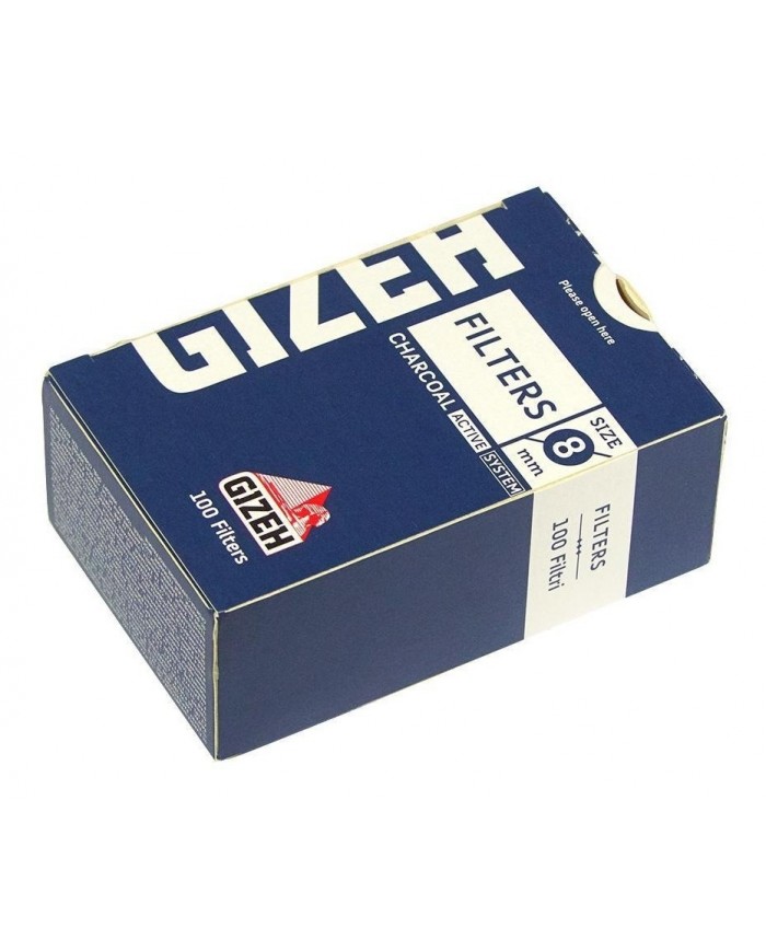 FILTRO ALGODON CON CARBON ACTIVO - 8 mm - GIZEH